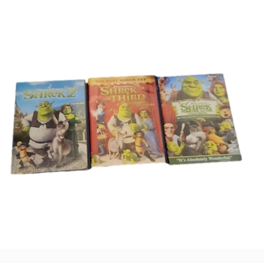 3 Shrek DVDs